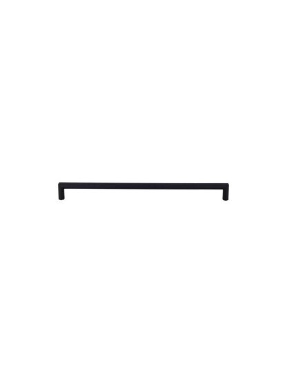 Lydia Cabinet Pull - 12 inch Center-to-Center in Flat Black.